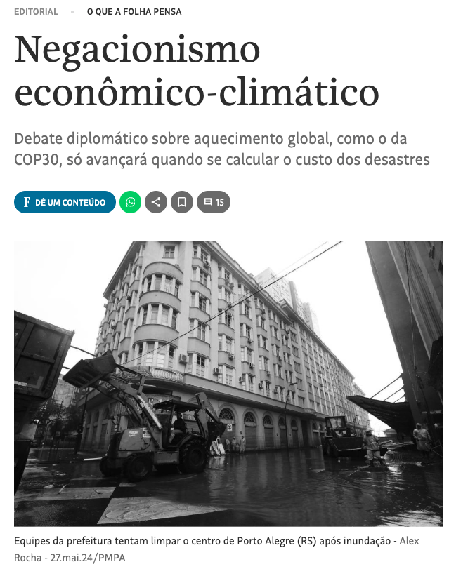 Negacionismo econômico-climático
